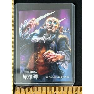 Fleer Ultra Wolverine Sebastian Shaw Comic Trading Card